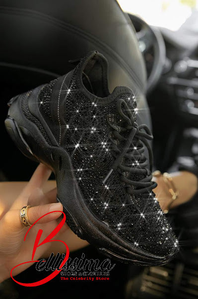 EMBELLISHED PLATFORM SNEAKERS