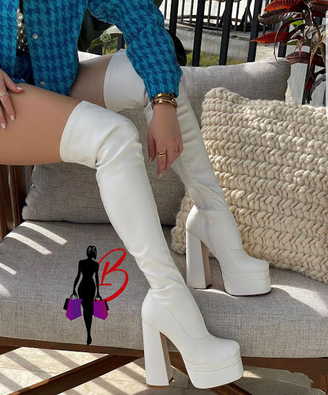 CHUNKY PLATFORM HIGH BOOTS