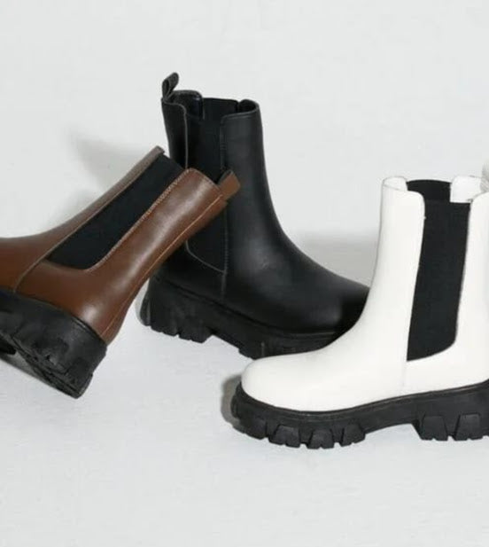 Combat Sole Lug Booties