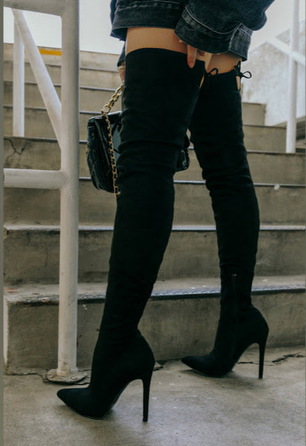 SEXY POINTY STILETTO HGH BOOTS