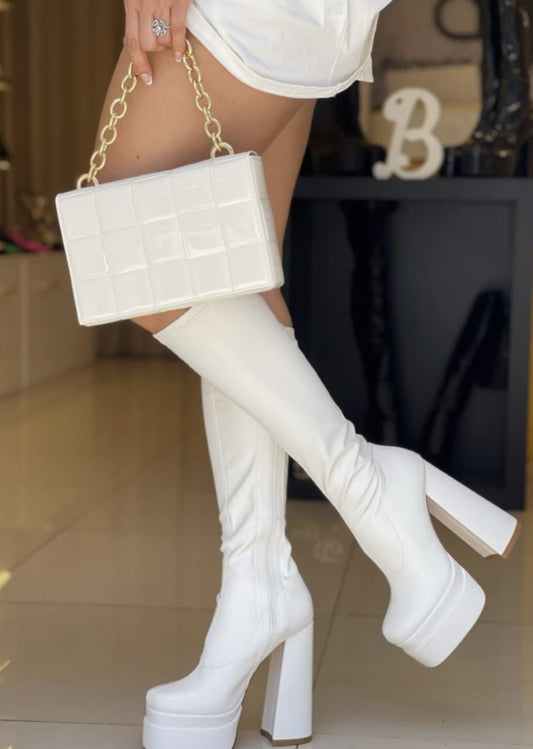 Chunky Platform Knee Boot