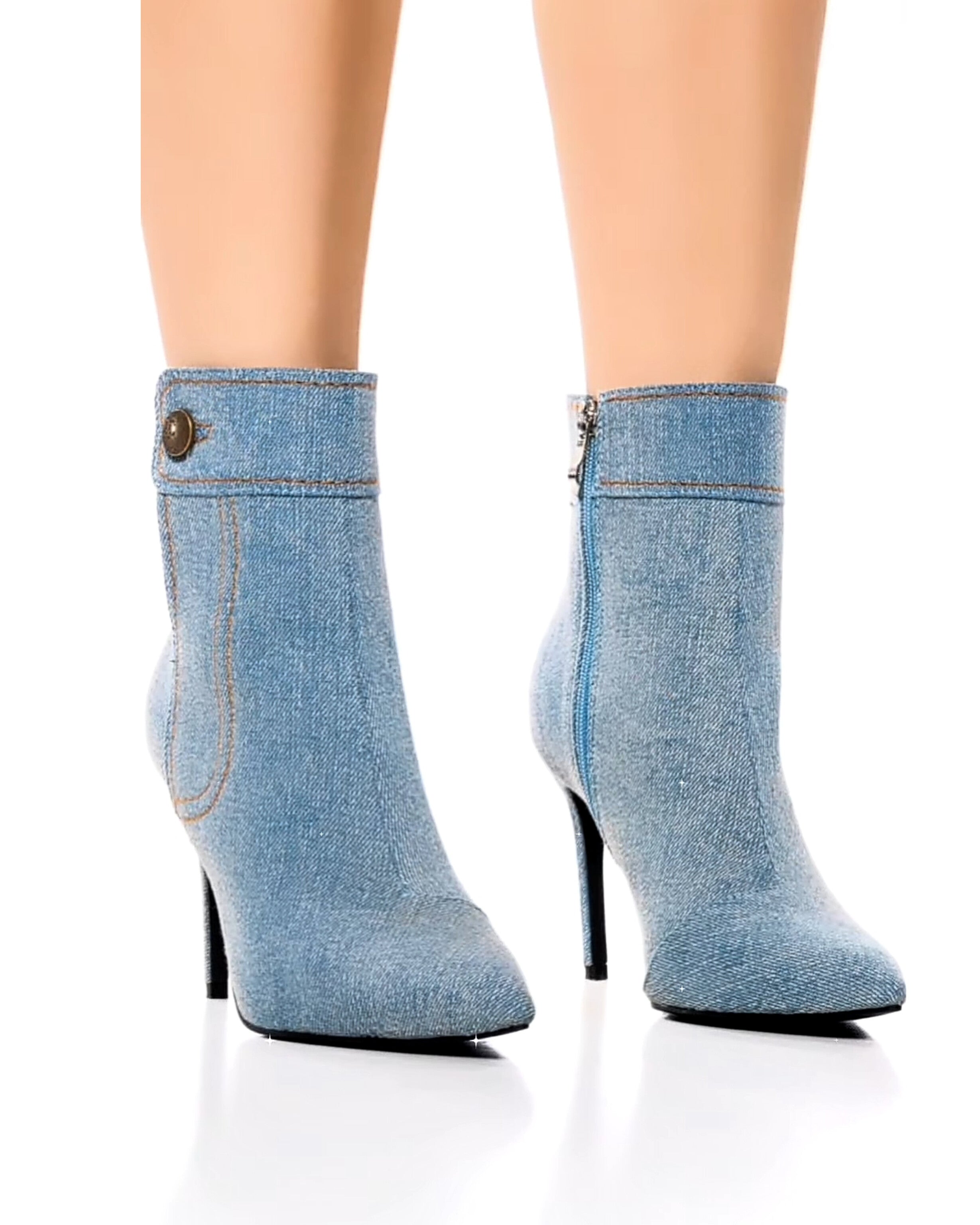 DENIM PANTS WAHS BOOTIE