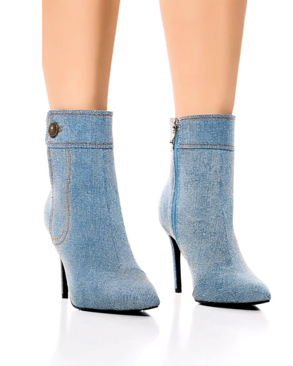 Denim Pre-Wash Boots