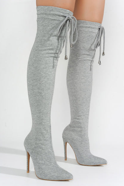 Sexy Pointed 2 In 1 High Boots