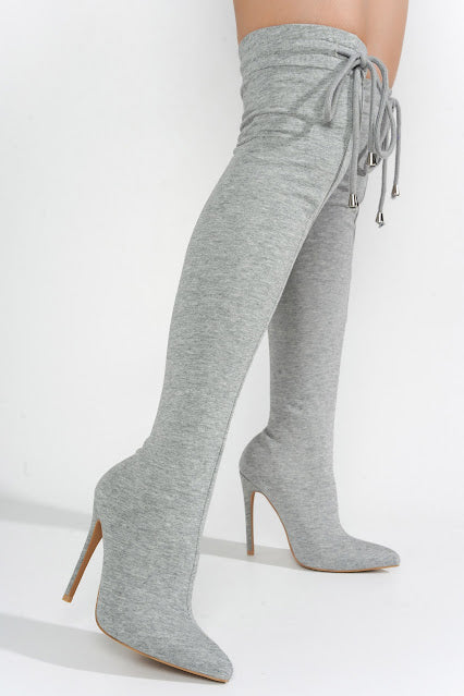 Sexy Pointed 2 In 1 High Boots