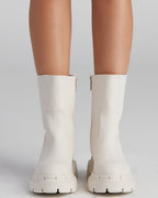 TRENDY LUG SOLE BOOTIES