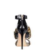 RHINESTONE BOWTIE STRAP HEELS