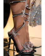 Butterfly Rhinestone Heels