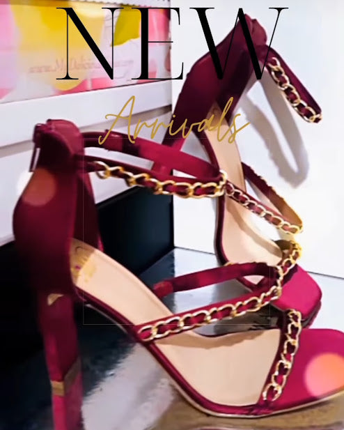 Chain Strappy Heels