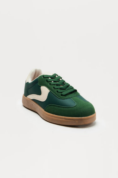 Leopard Lace Up Sneakers