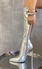 METALLIC KNEE OVER BOOTS