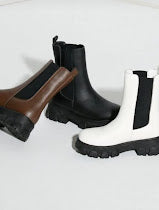 Combat Sole Lug Booties