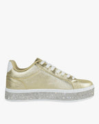Rhinestone Bling Platform Sneakers