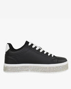 Rhinestone Bling Platform Sneakers