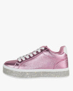 Rhinestone Bling Platform Sneakers