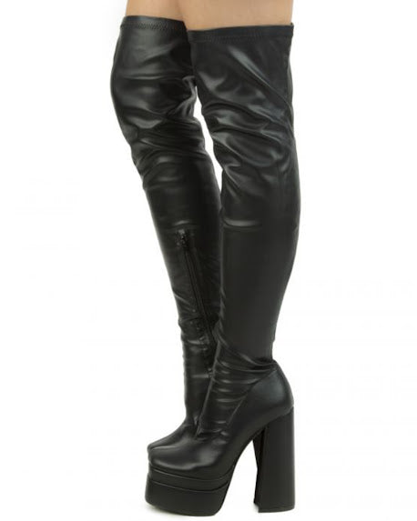 CHUNKY PLATFORM HIGH BOOTS