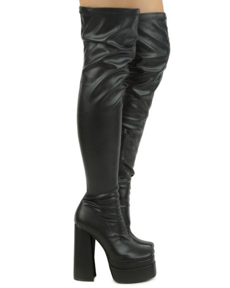 CHUNKY PLATFORM HIGH BOOTS