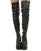 CHUNKY PLATFORM HIGH BOOTS
