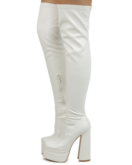 CHUNKY PLATFORM HIGH BOOTS