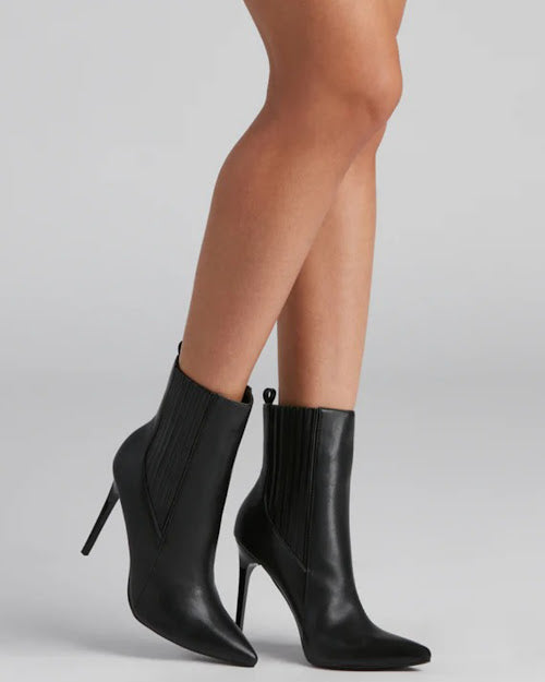 Catwalk Ready Pointed Booties