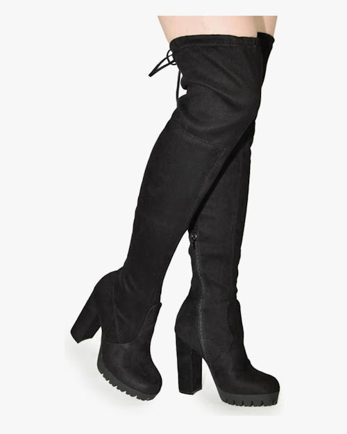 1CHUNKY PLATFORM HIGH BOOTS