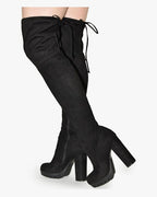 1CHUNKY PLATFORM HIGH BOOTS