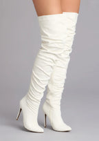 STYLE SCRUNCH OVER KNEE BOOTS