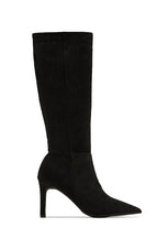 FAUX SUEDE BELOW KNEE BOOTS