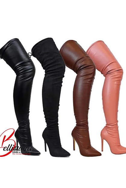 SEXY POINTY STILETTO HGH BOOTS