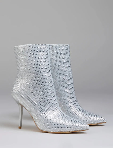 STAR RHINESTONE STILETTO BOOTIE