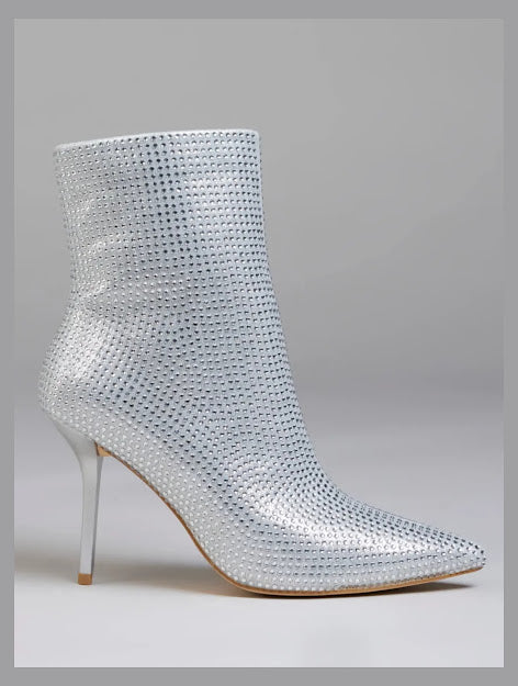 STAR RHINESTONE STILETTO BOOTIE