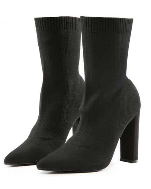 SOCK KNITTED ANKLE BOOTIE