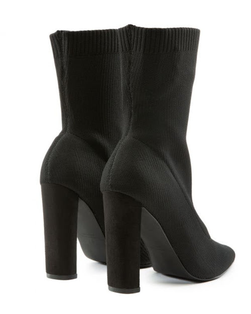 SOCK KNITTED ANKLE BOOTIE