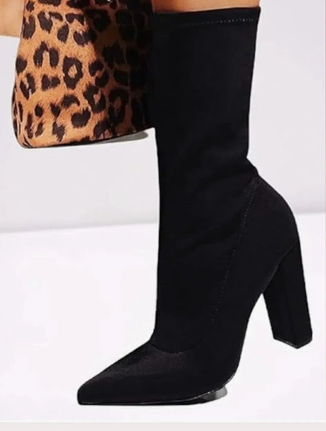 SOCK KNITTED ANKLE BOOTIE