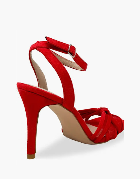 GEMENI KNOT MESH SANDALS