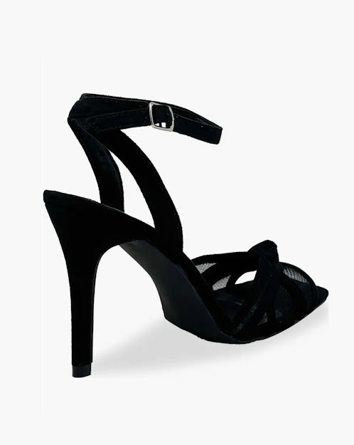 GEMENI KNOT MESH SANDALS