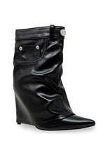 FOLDOVER ANKLE BOOTIES