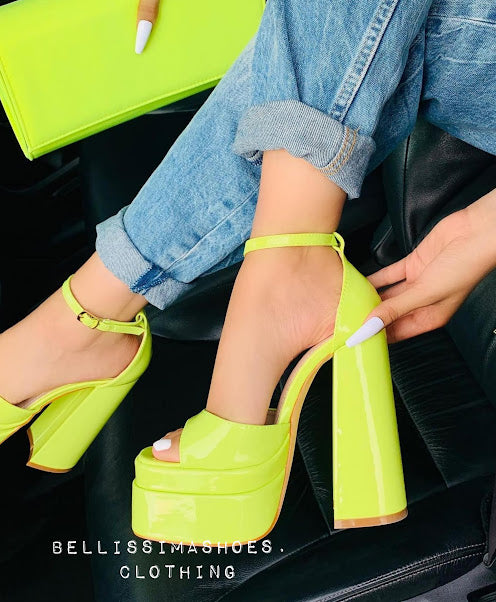 OPEN TOE PLATFORM HEELS