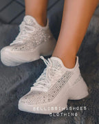 EMBELLISHED PLATFORM SNEAKERS