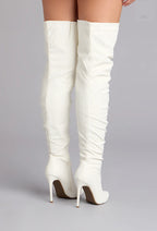 STYLE SCRUNCH OVER KNEE BOOTS