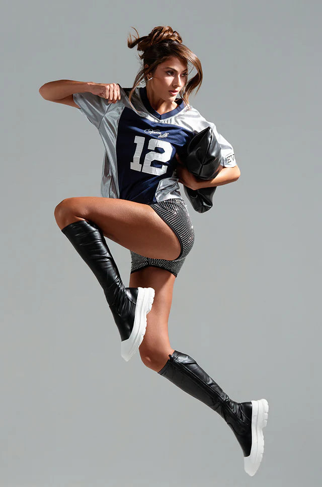 Stretch Flatform Knee Boot