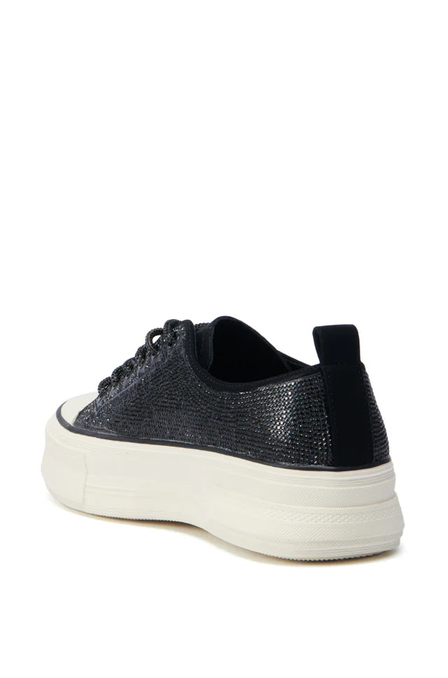 Rhinestone Platform Sneakers