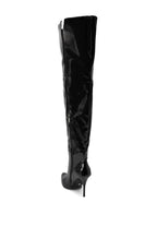 SUNSHINE WIDE PU STILETTO BOOTS