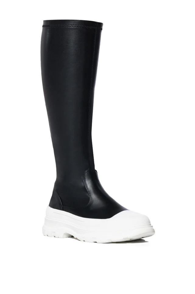 Stretch Flatform Knee Boot