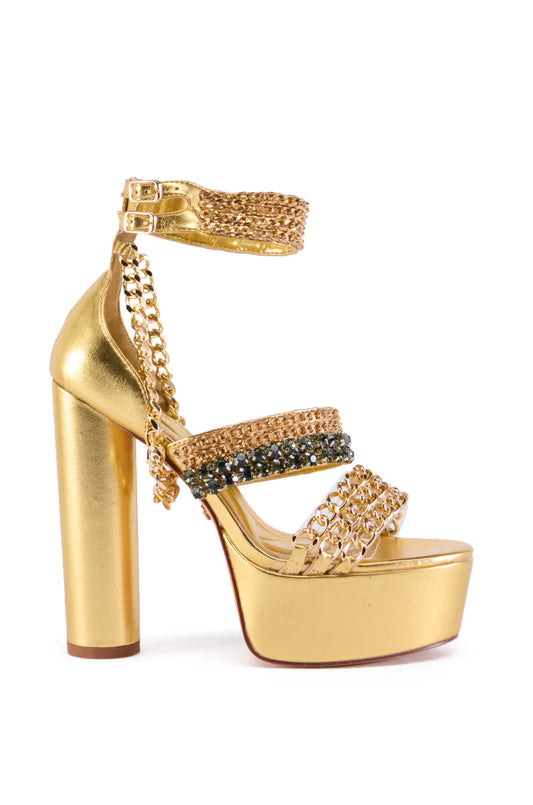 Chunky Chain Heels
