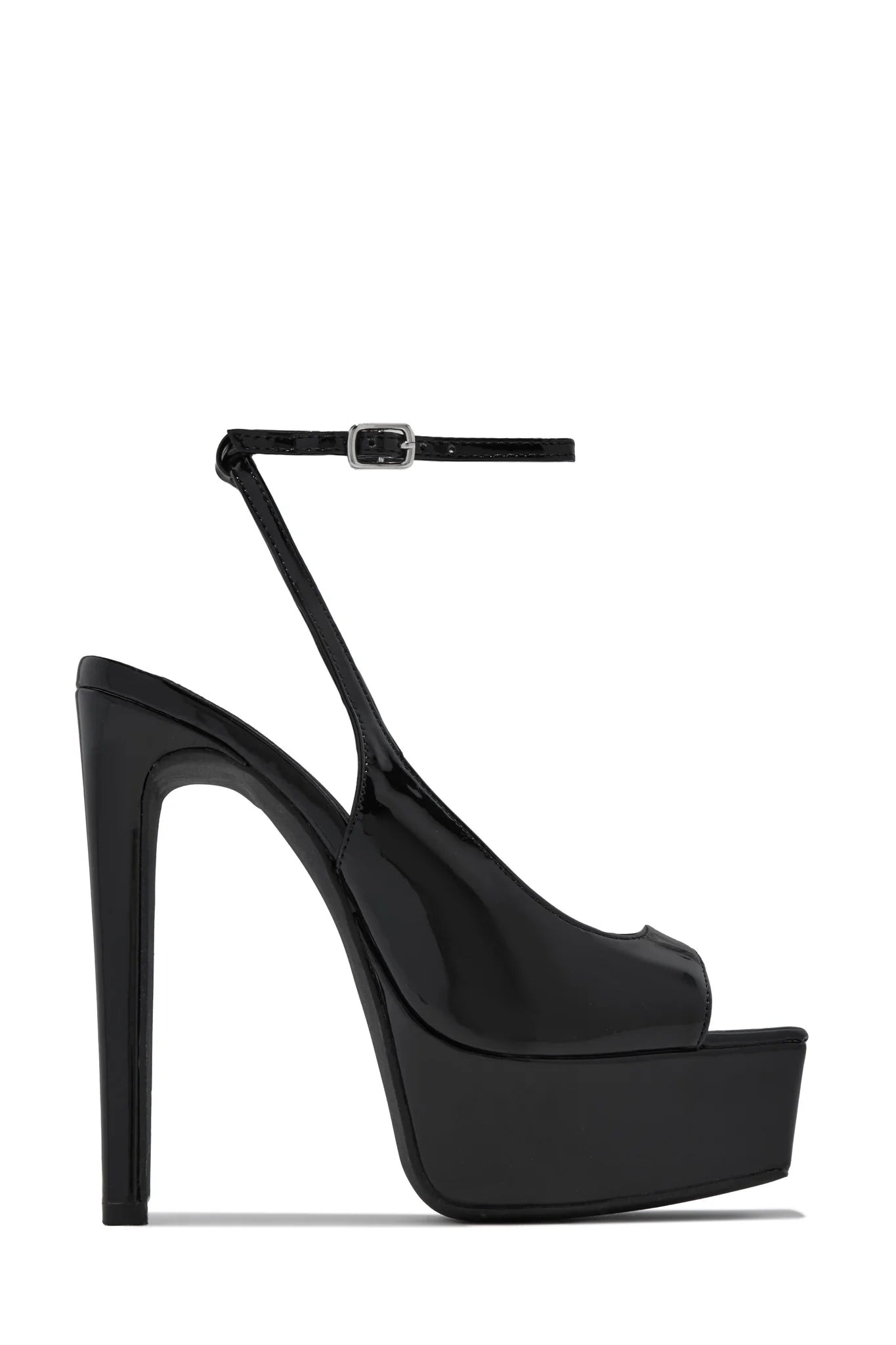 Platform Peet Toe Heels