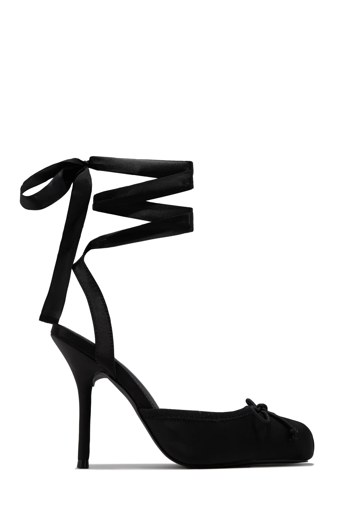 PRETTY BALLET LACE UP HEELS