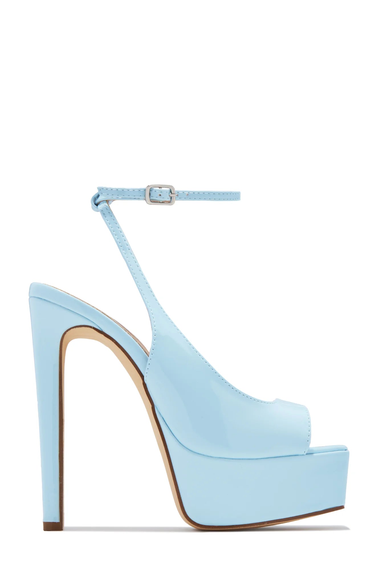 Platform Peet Toe Heels