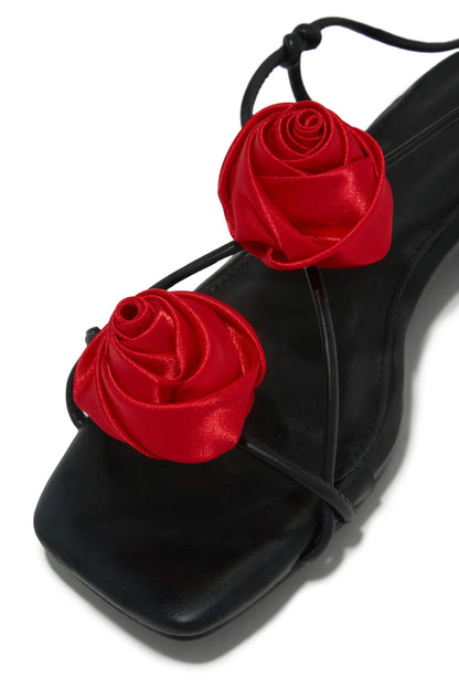 Rose Strappy Sandals