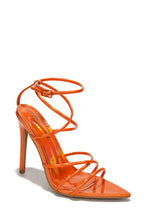 STRAPPY STILETTO HEELS SANDALS